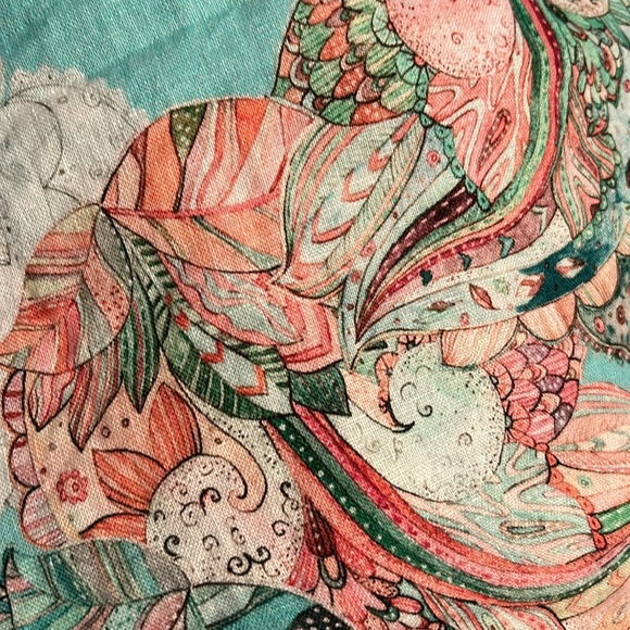 🩵Lungo L’arno Puro Lino Gorgeous Made in Italy 100% Linen Oversized Top - Picture 8 of 16